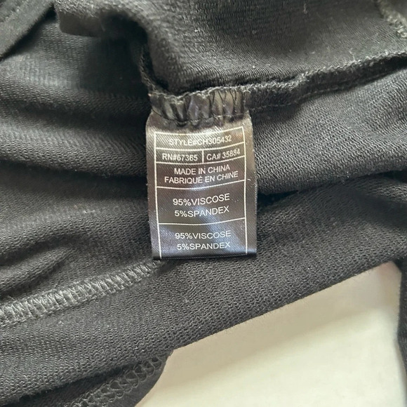 Cupcakes & Cashmere Black Mariam Cold Shoulder Top‎ Small - Picture 8 of 9